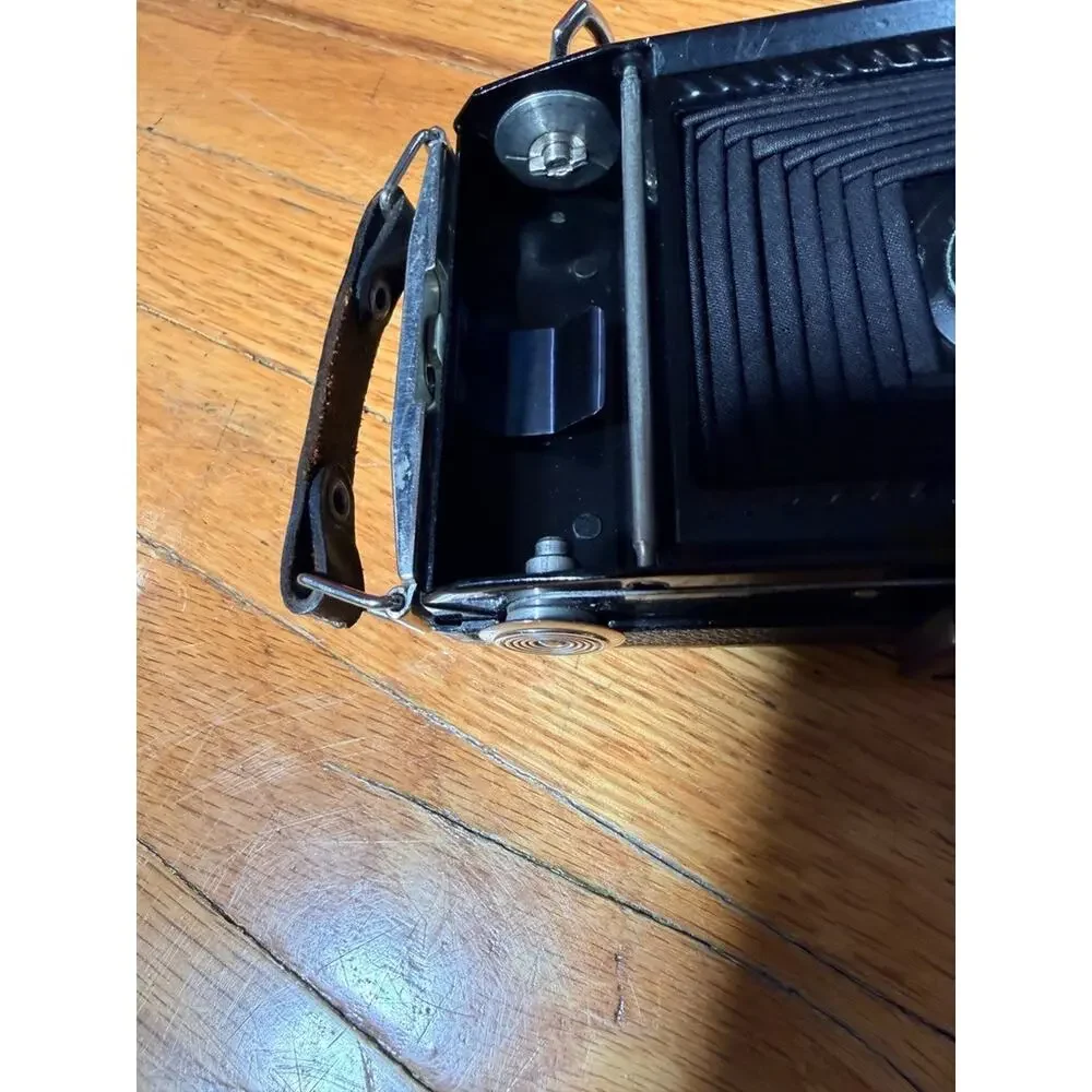 Vintage Zeiss Ikon Icarette 6x9 Folding Camera Body Bellows Parts Repair